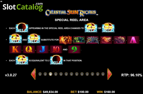 Скрин8. Celestial Sun Riches слот