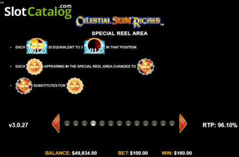Скрин9. Celestial Sun Riches слот