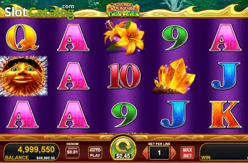 Скрин2. Volcanic Rock Fire Twin Fever слот