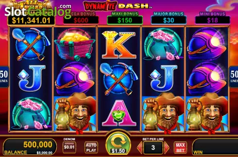 Скрин2. Dynamite Dash слот