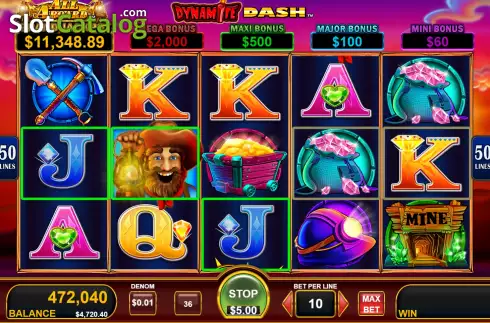 Скрин3. Dynamite Dash слот