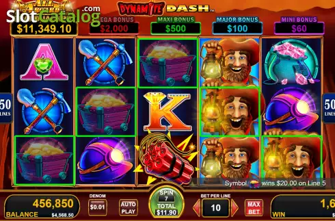 Скрин8. Dynamite Dash слот