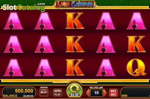 Скрин2. Lion Carnival слот