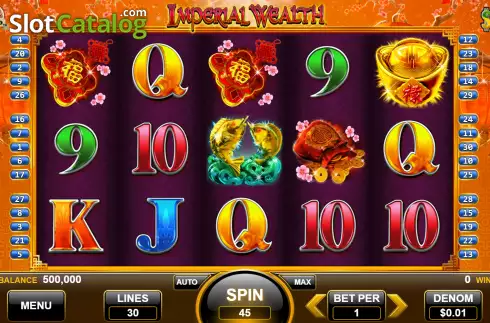 Скрин2. Imperial Wealth (Konami) слот