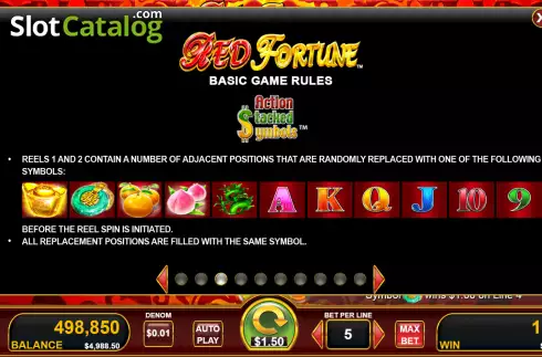 Скрин7. Red Fortune слот