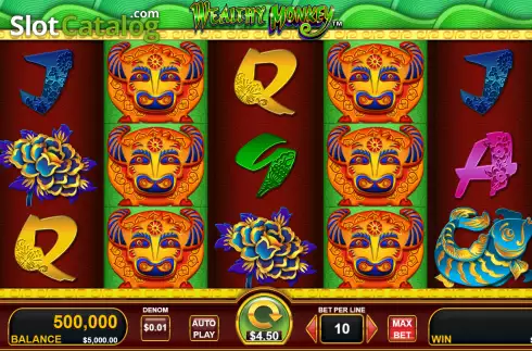 Скрин2. Wealthy Monkey слот