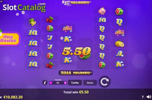 Скрин5. SpinJoy Society Megaways слот