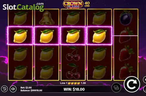 Скрин3. Crown Flash: 40 Lines слот