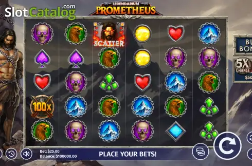 Скрин2. Legendarium: Prometheus слот