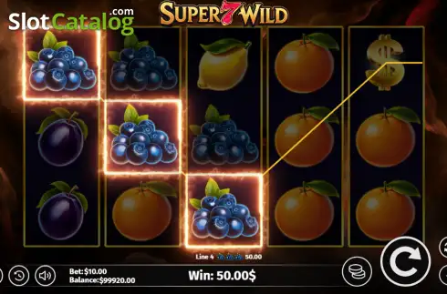 Скрин3. Super 7 Wild слот