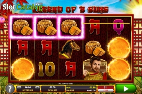 Скрин4. Legend of 9 Suns слот