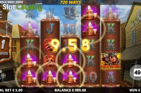 Скрин3. Wild West Zone слот