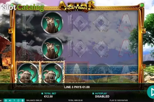 Скрин4. Aztar Fortunes слот