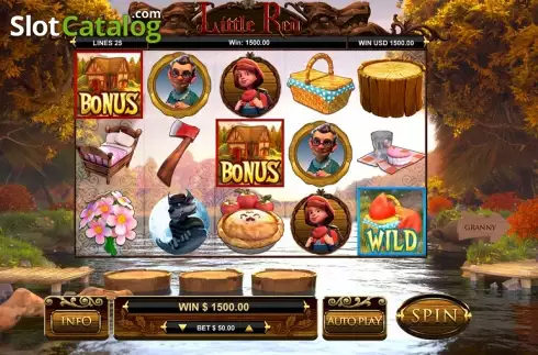 Скрин2. Little Red	(Leander Games) слот