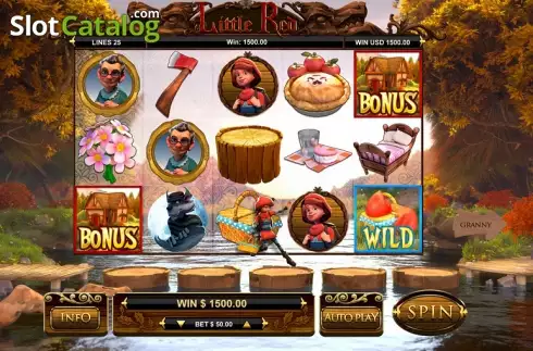 Скрин3. Little Red	(Leander Games) слот