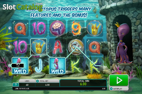 Скрин8. Octopus Kingdom слот