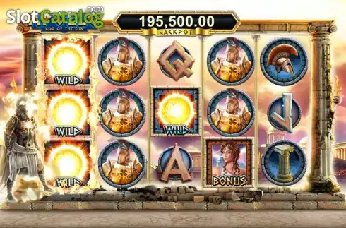 Скрин2. Apollo God of the Sun (Leander Games) слот