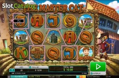 Скрин2. The Master Cat (Leander) слот