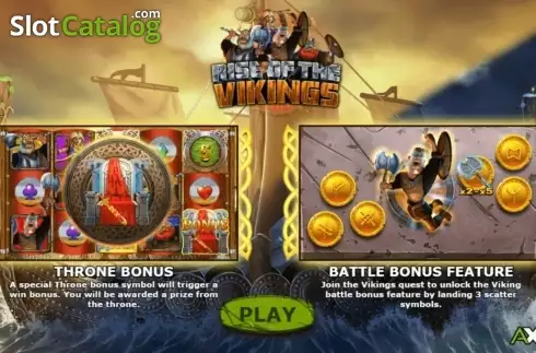 Скрин2. Rise Of The Vikings (Leander Games) слот