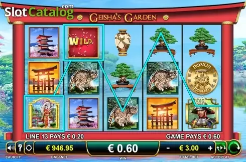 Скрин5. Geisha's Garden слот