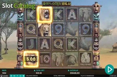 Скрин4. Africa Goes Wild слот