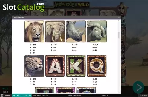 Скрин7. Africa Goes Wild слот
