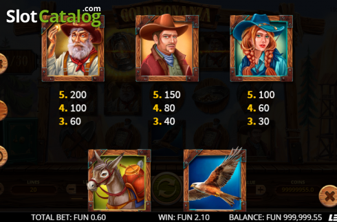 Скрин9. Gold Bonanza слот