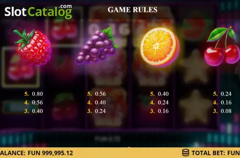 Скрин9. Party Fruits слот