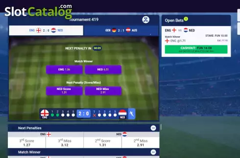 Скрин9. Football Penalty Duel слот
