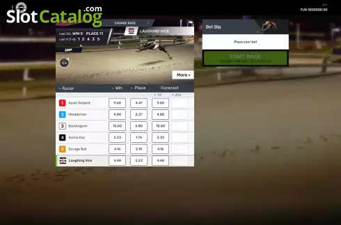 Скрин2. Greyhounds Streak слот