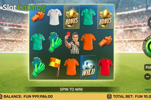 Скрин2. Football Wild слот