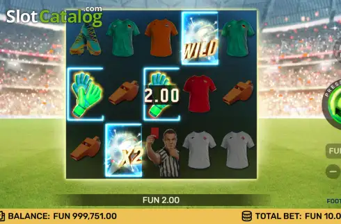 Скрин3. Football Wild слот