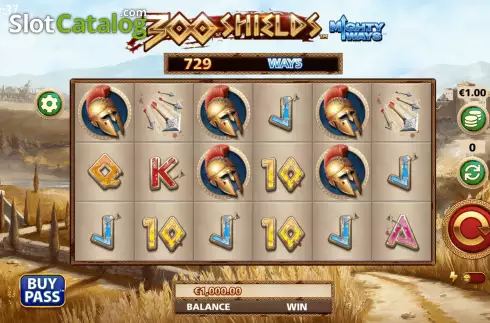 Скрин3. 300 Shields Mighty Ways слот