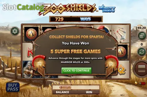 Скрин6. 300 Shields Mighty Ways слот