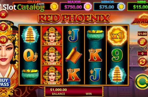 Скрин3. Jewel of the Dragon Red Phoenix слот