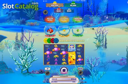 Скрин4. Gold Fish Feeding Time Treasure слот