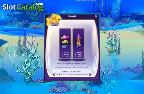 Скрин6. Gold Fish Feeding Time Treasure слот