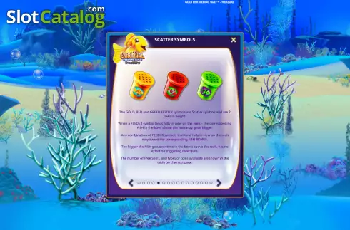 Скрин9. Gold Fish Feeding Time Treasure слот