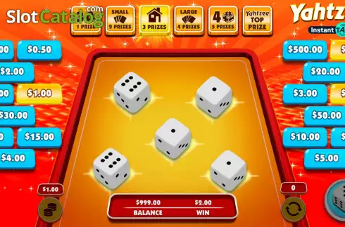 Скрин4. Yahtzee Instant Tap слот