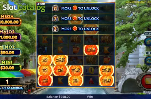 Скрин9. Ultimate Fire Link River Walk слот