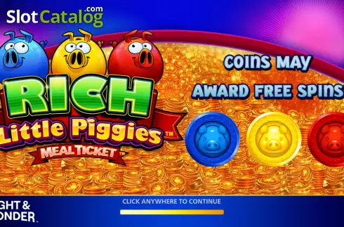 Скрин2. Rich Little Piggies Meal Ticket слот