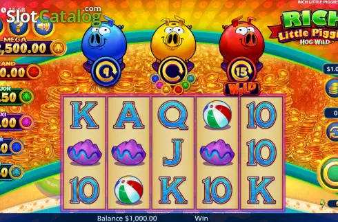 Скрин2. Rich Little Piggies Hog Wild слот