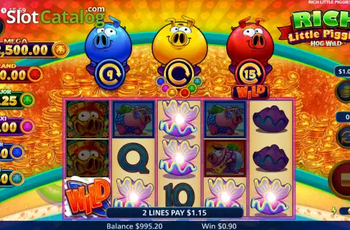 Скрин3. Rich Little Piggies Hog Wild слот