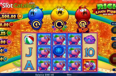 Скрин4. Rich Little Piggies Hog Wild слот
