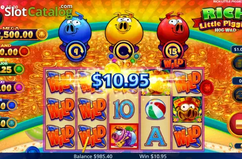 Скрин5. Rich Little Piggies Hog Wild слот