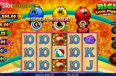 Скрин6. Rich Little Piggies Hog Wild слот