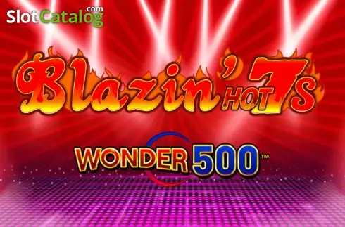 Blazin Hot 7’s Wonder 500 логотип Blazin Hot 7’s Wonder 500 логотип