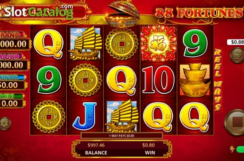 Скрин3. 88 Fortunes Jackpot Festival слот