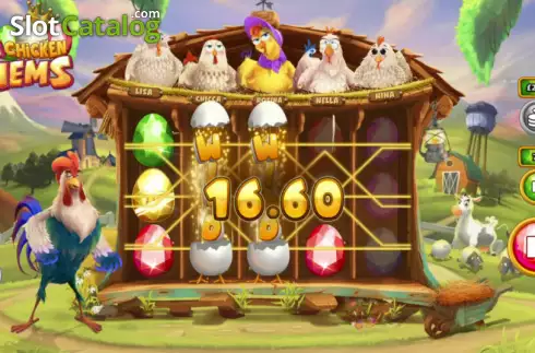 Скрин3. Chicken Gems слот