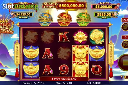 Скрин3. Coin Combo Explosion Jackpot Festival слот